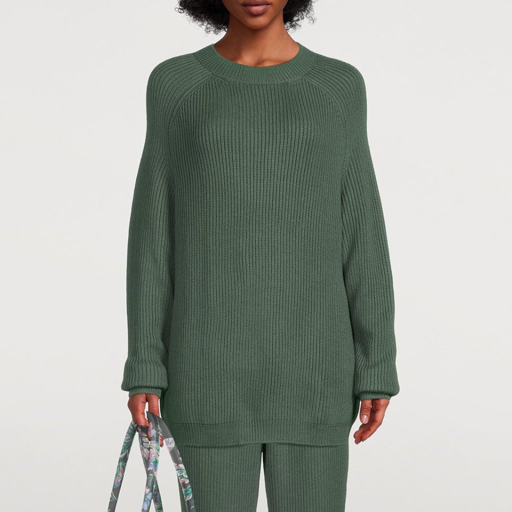 BNWT AW21 HANDVAERK ALPACA RIBBED SWEATER S